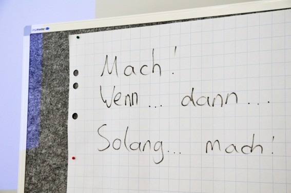 Befehle für die Programmierung der Mindstorm Roboter. Bild: Anne Grauenhorst