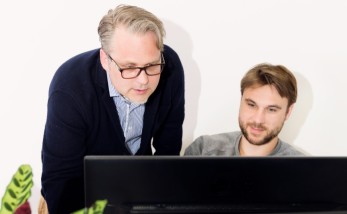 Prof. Kersting und Patrick Schramowski