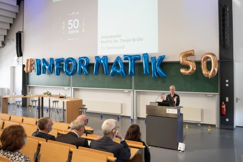 Festakt 50 Jahre Fachbereich Informatik im historischen Maschinenhaus.